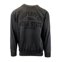 SWEATSHIRT CREW PROPERTY OF UTAH STATE ATHLETIC DEPT PENNANT MV SPORT